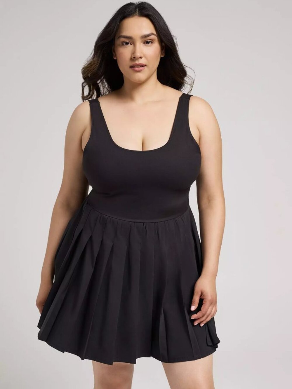 NWT Torrid TRU Performance Core Pleated 2fer Active Dress